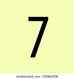number  seven