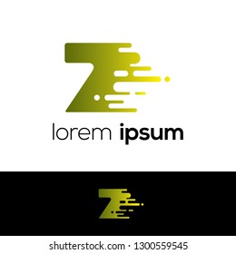 Number Seven Abstract Vector Logo Design Template. Creative Number Concept Icon, Logo 7