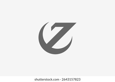 number seven bold minimalist logo