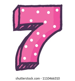 number seven icon