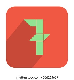 Number seven icon