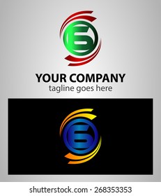 Number six 6 logo icon
