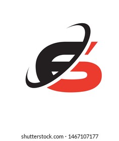 number six in black and red