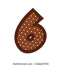 number six comic style