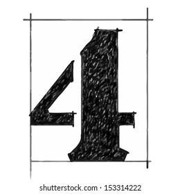 Number sketchbook : vector eps.10