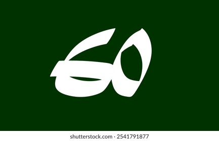 Zahlenformat Arabisch einfaches und modernes Logo