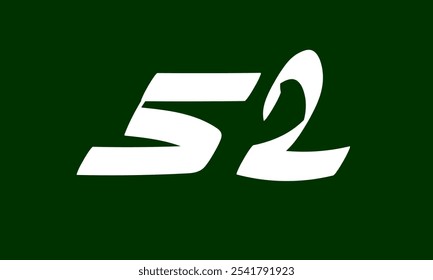 Estilo Numérico Árabe Simples E Moderno Logo
