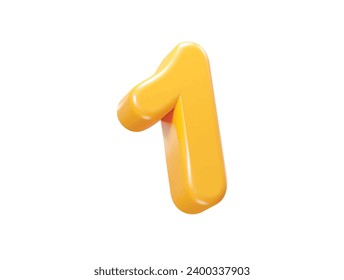 Number text effect illustration element