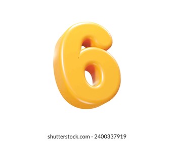 Number text effect illustration element