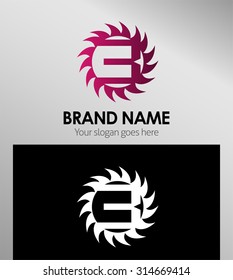 Number three 3 logo symbol design template elements
