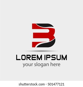 Number three 3 logo symbol design template elements
