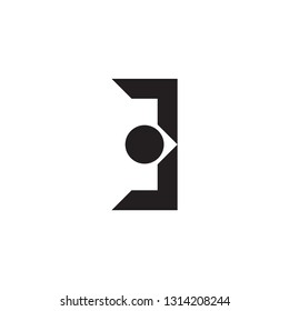 Number Three with Circle logo design 