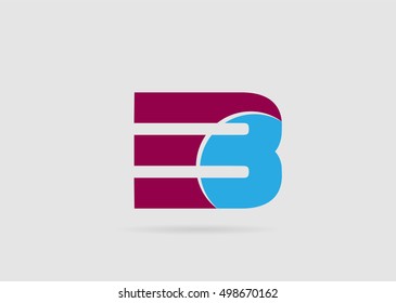 Number three logo.Logo 3 vector template

