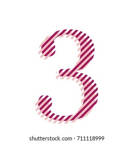 number three movement lines displaced