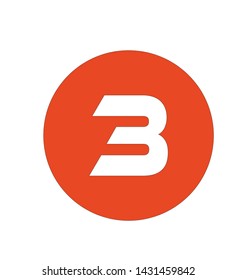 number three in an orange circle