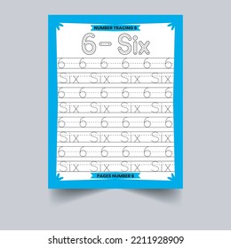 Number Tracing Workbook for Kids