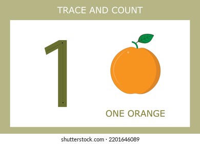  Number training write and count numbers. Exercises handwriting practice
