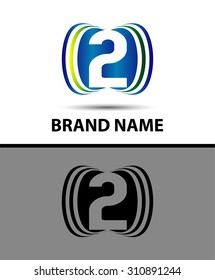 Number two 2 logo 
