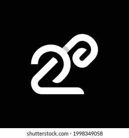 Diseño De Logotipo Número Dos O Dos