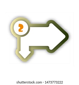 Number two logo template. graphic number logo templates, corporate identity. , vector illustrations isolated on white background.