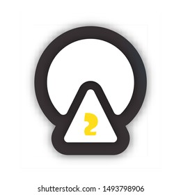 Number two logo template. graphic number logo templates, corporate identity. , vector illustrations isolated on white background.