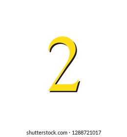 number two yellow