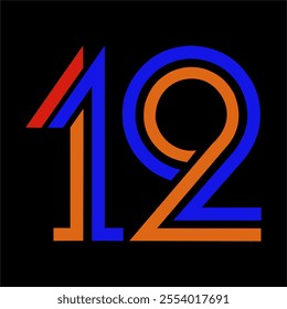 The number vector 12 twelve is identical to the month of December