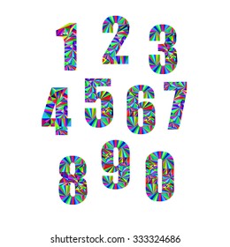 number vector design symbol numeral school sign