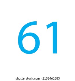 NUMBER VECTOR ILLUSTRATION ISOLATED ON WHITE BACKGROUND.