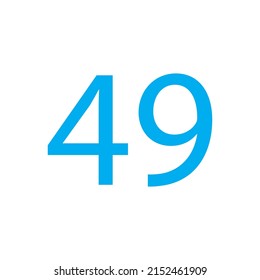 NUMBER VECTOR ILLUSTRATION ISOLATED ON WHITE BACKGROUND.