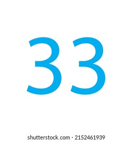 NUMBER VECTOR ILLUSTRATION ISOLATED ON WHITE BACKGROUND.