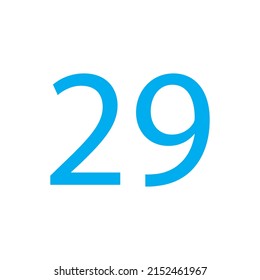 NUMBER VECTOR ILLUSTRATION ISOLATED ON WHITE BACKGROUND.