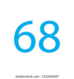NUMBER VECTOR ILLUSTRATION ISOLATED ON WHITE BACKGROUND.