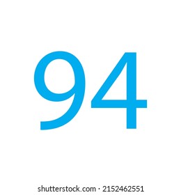 NUMBER VECTOR ILLUSTRATION ISOLATED ON WHITE BACKGROUND.
