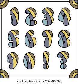 Number Vector set 2