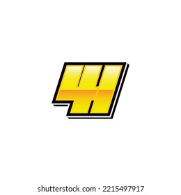 Number vector for sports and racing number 41