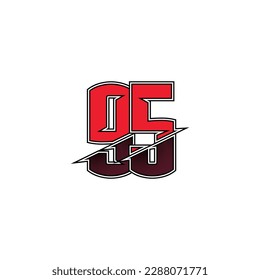 Number vector for sports and racing number 95