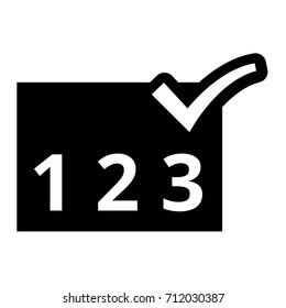 number verification icon