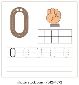 Number Writing Practice 0