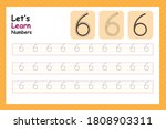 Number writing practice for kids