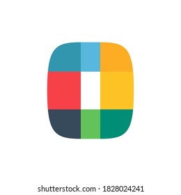 Number zero logo colored brightly and vividly with colors overlay. You can use it in your corporate identity, children magazines, birthday posters, clothes design, and others. 