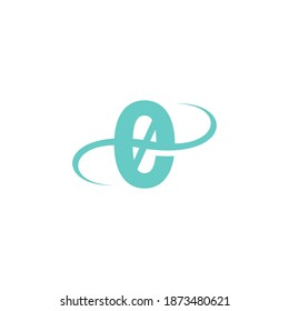 Number zero logo icon design vector illustration