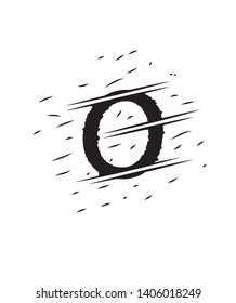 number zero on the slice model