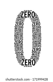 Number Zero Signs vector images