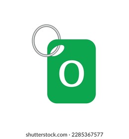 number zero tag label for web and teaching materials.