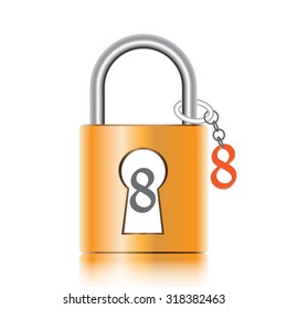 number8 key vector