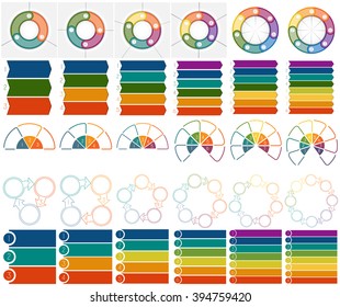 Numbered 30 Templates Infographics with text area on three, four, five, six, seven and eight position possible to use for work flow, banner, diagram, web design, business projects. Abstract images 
