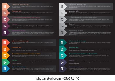 numbered or chart list template