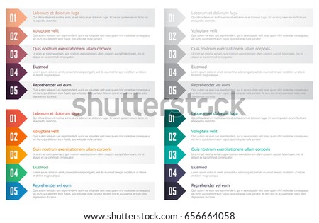 numbered list design template