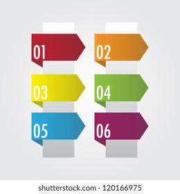 Numbered Ribbon Divider Set